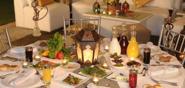 خطوات ترتيب سفرة رمضان