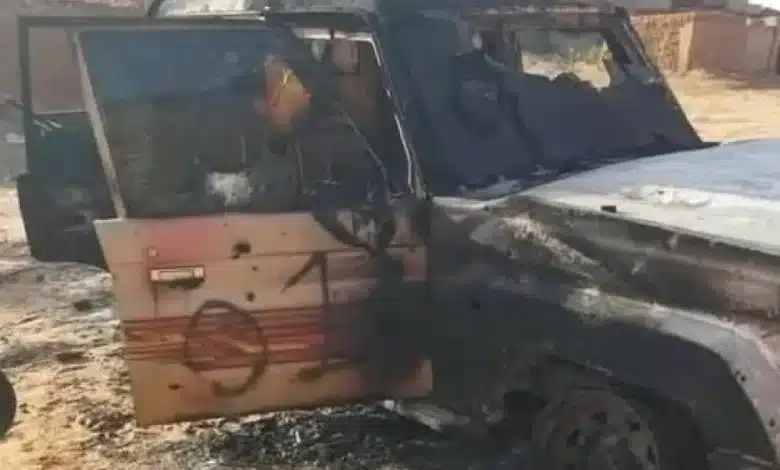 حرب سيارة مدمرة