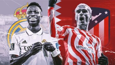 التشكيل الأساسي لريال مدريد وأتلتيكو مدريد