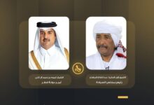 قال مجلس السيادة الانتقالي في السودان  الفريق أول إن رئيسه عبد الفتاح البرهان أجرى اتصالاً هاتفياً، الأحد، مع أمير دولة قطر تميم بن حمد آل ثاني، اطمأن خلاله على الأوضاع في الدوحة في أعقاب ما وصفه بـ"الاعتداءات الإيرانية السافرة"