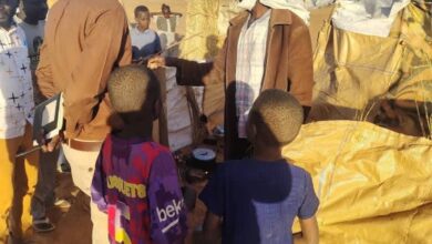 حذّر مفوض العون الإنساني بولاية شمال دارفور، محمد عبد القادر جلاب، من تدهور الأوضاع المعيشية لمئات الأسر النازحة في مخيم “بوابة أمطار” المؤقت غرب محلية الدبة، مؤكداً أن السلطات تسعى لتحريك استجابة عاجلة بالتنسيق مع الشركاء