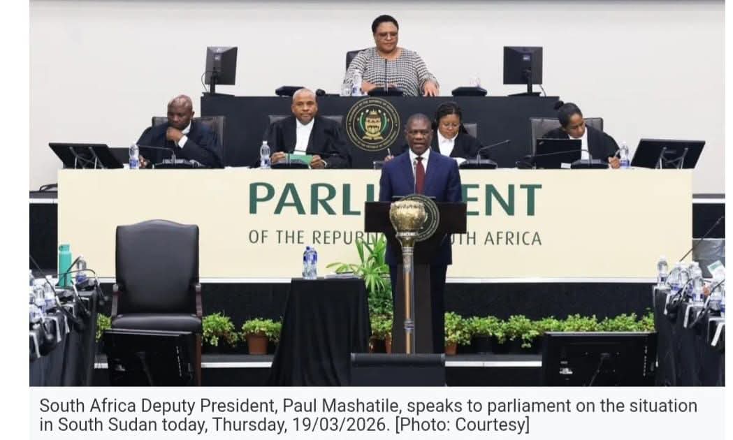 قال بول ماشاتيله، نائب رئيس جنوب أفريقيا، يوم الخميس، إن مصير اتفاق السلام الهش في جنوب السودان يعتمد بشكل مباشر على قادة البلاد، في إشارة إلى الرئيس سلفا كير ميارديت ونائبه الأول الموقوف رياك مشار، وذلك في ظل دخول المرحلة الانتقالية منعطفًا حرجًا