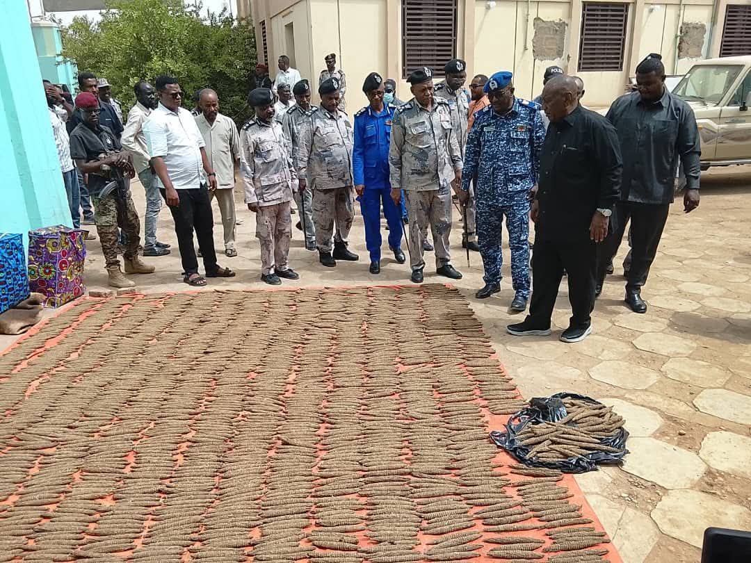 وقف والي ولاية الجزيرة،  الطاهر إبراهيم الخير، صباح الأحد، على تفاصيل ضبطية كبيرة نفذتها إدارة شرطة مكافحة التهريب بالولاية، أسفرت عن ضبط 2770 قندول بنقو، في واحدة من أكبر الضبطيات خلال الفترة الأخيرة.