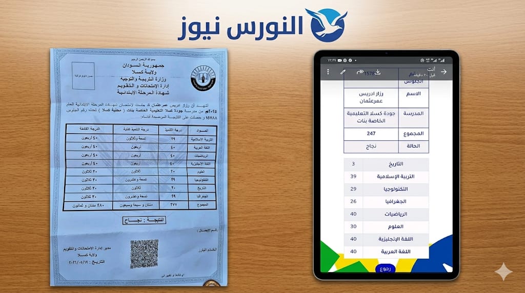 أثار خطأ فني جسيم في نتيجة الشهادة الابتدائية بولاية كسلا للعام 2025م موجة واسعة من الجدل، بعد أن تبيّن أن الطالبة المتفوقة “رزّاز إدريس عمر عثمان” بمدرسة “جودة كسلا التعليمية الخاصة بنات” حُرمت من موقعها في قائمة الشرف بسبب أخطاء في رصد الدرجات.